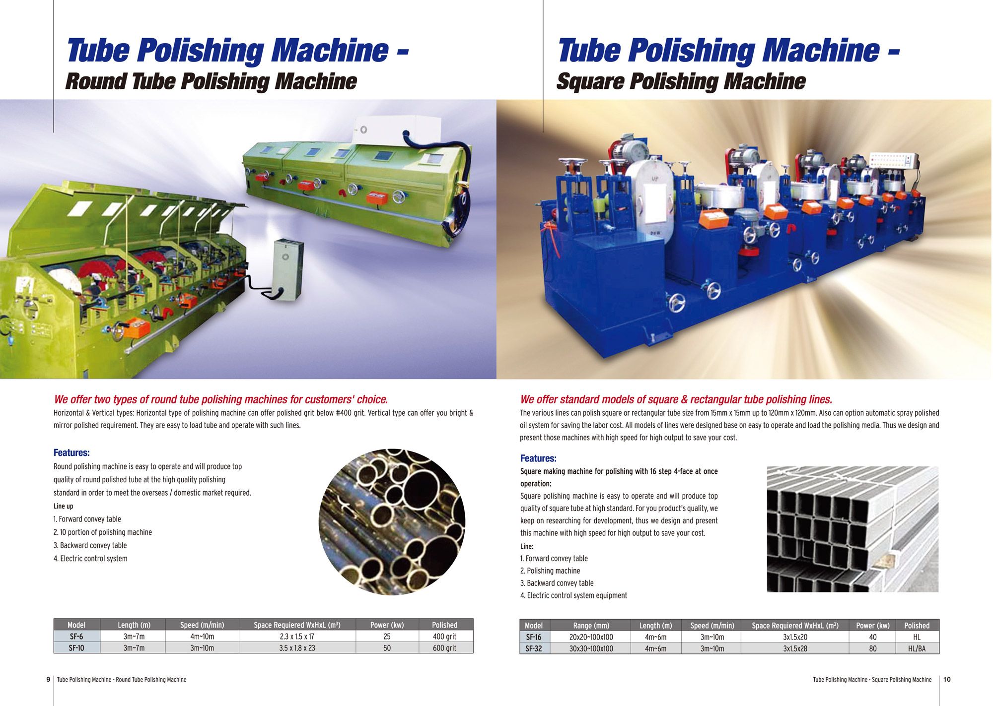 Tubing machine